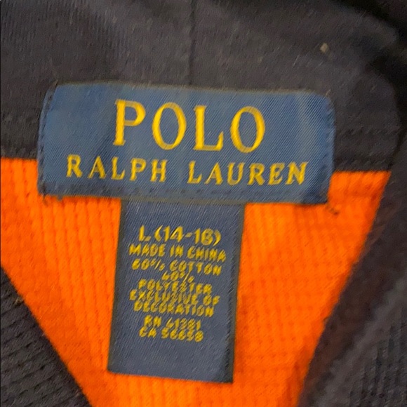 Ralph Lauren Polo long sleeve with hood - Picture 3 of 3